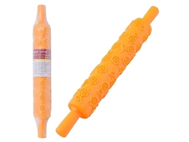 Скалка фигурная Цветы  DA80-271